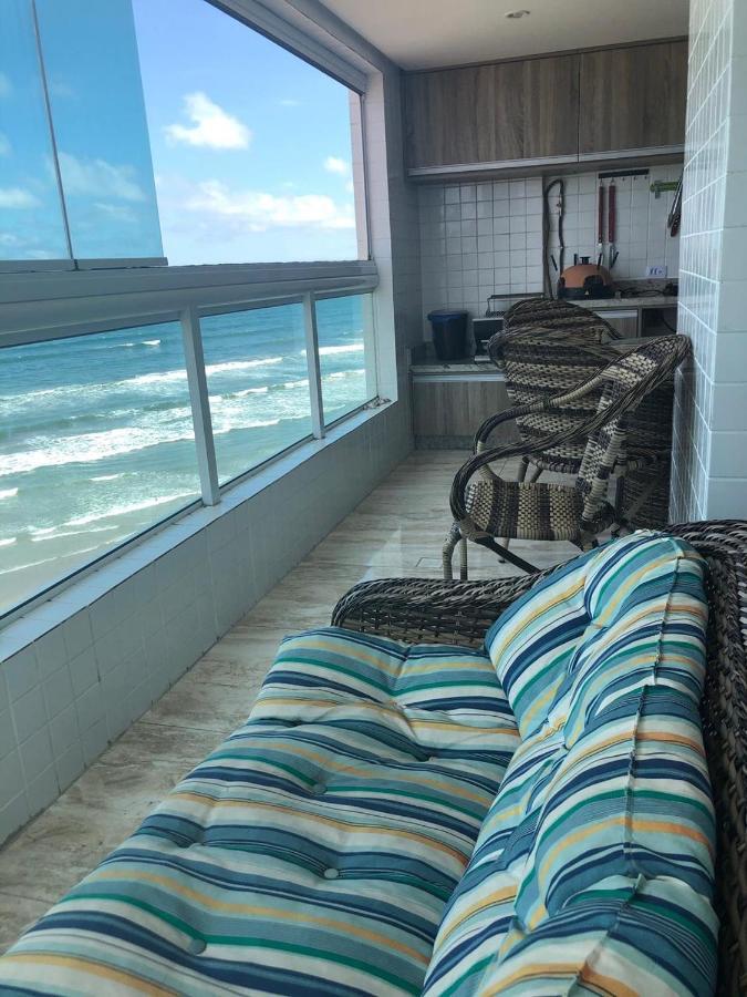 Mongagua Com Vista Para O Mar Pe Na Areia מראה חיצוני תמונה